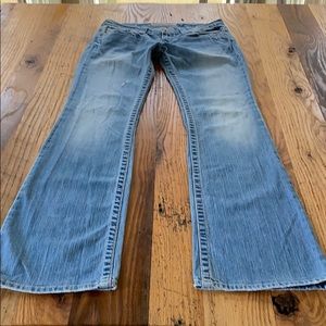 BIG STAR Casey K Low Rise Distressed Bootcut Jeans